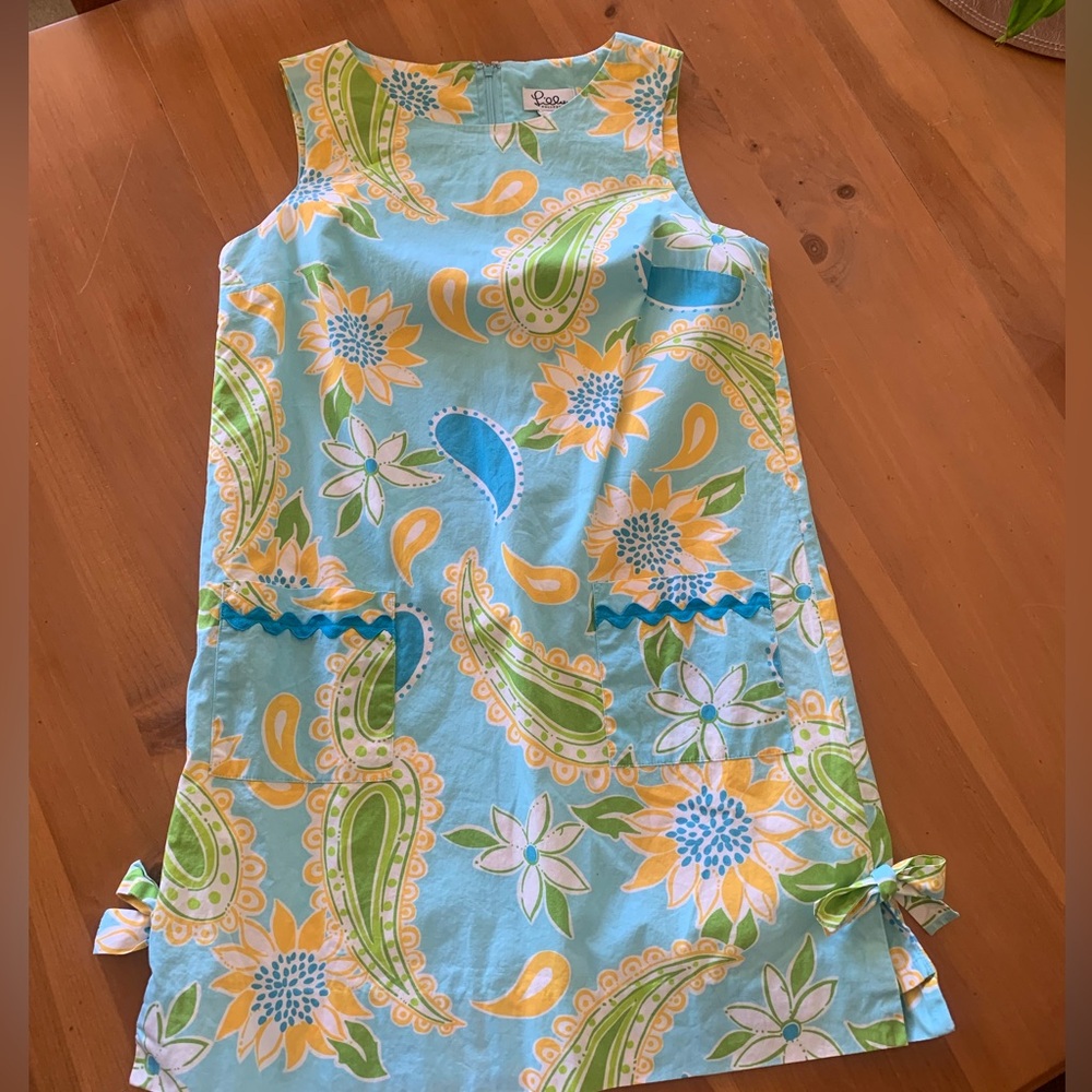 Lilly Pulitzer Paisley Floral Mini Shift Dress!